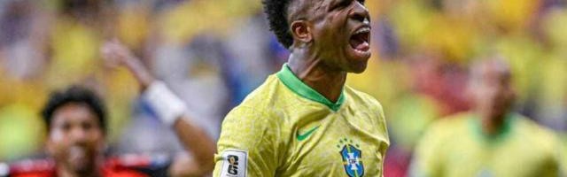 维尼修斯造点+世界波 巴西2比1险胜哥伦比亚！