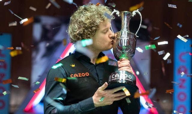 篮球数据库-巡回锦标赛罗伯逊夺第20冠 奥沙利文吞赛季第五亚